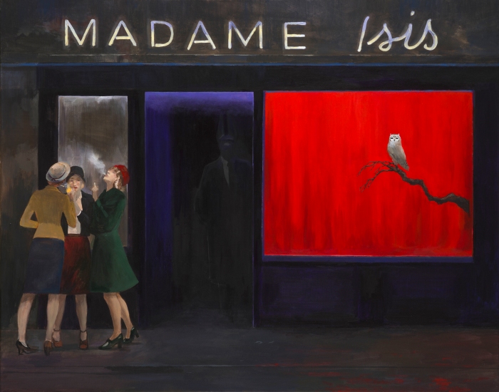 Joanna Karpowicz „Madame Isis”, 74 x 92 cm, akryl na płótnie, 2016